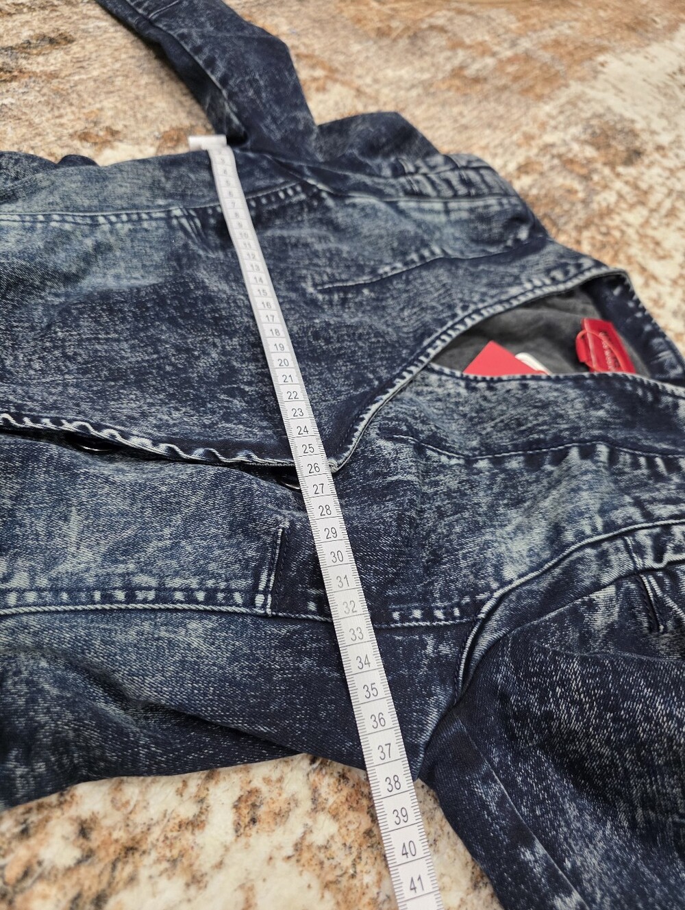 Vero Moda NWT Odelia Acid Wash Denim Blazer Jacket Asymmetric XS 34 Y2K - Picture 10 of 16